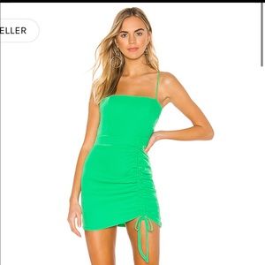 Fabiana Mini Dress in Kelly Green